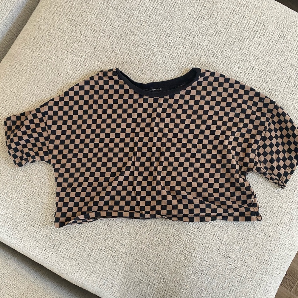 F21 Boxy crop top